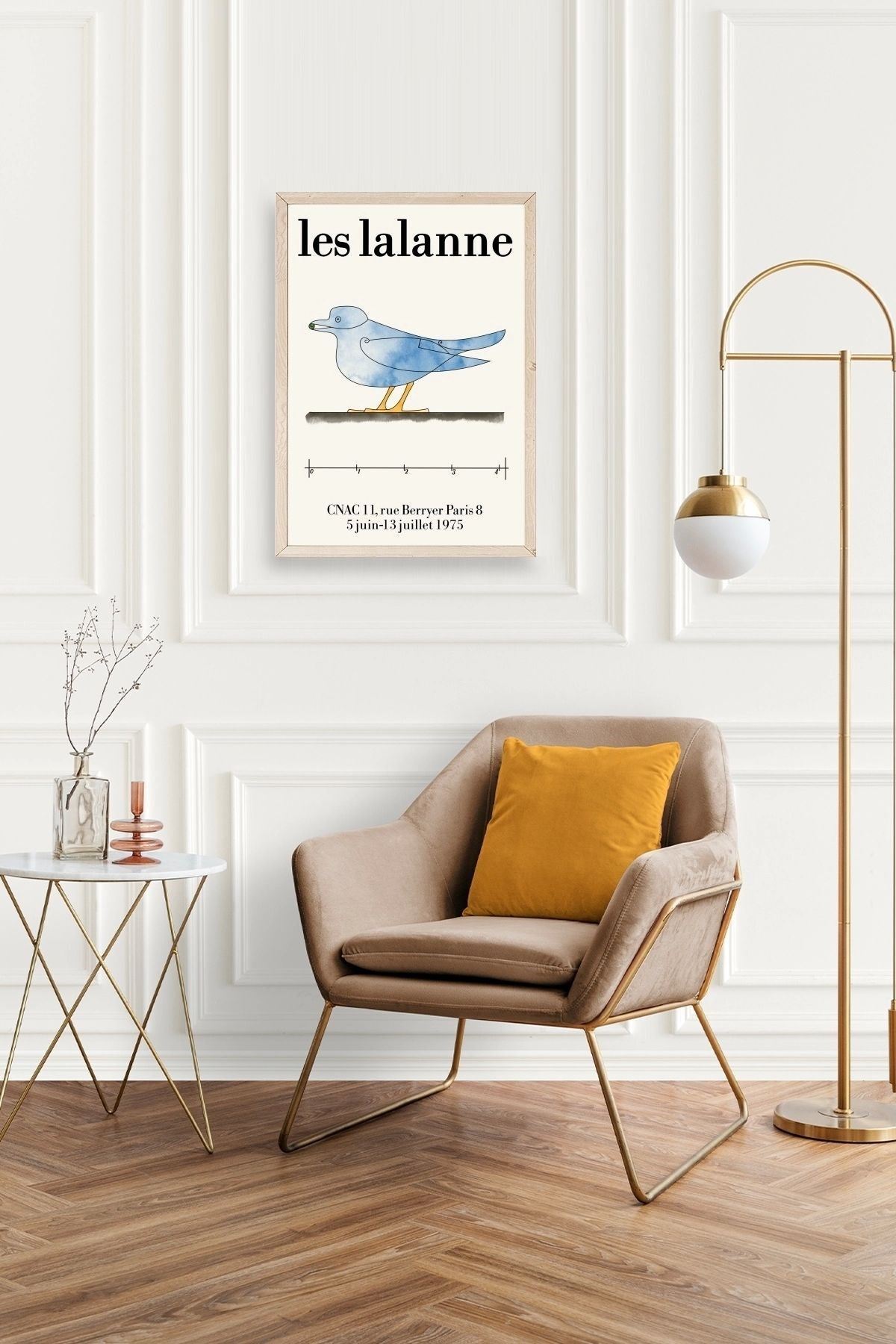 Les Lalanne Ahşap Çerçeveli Tablo 30 x 42