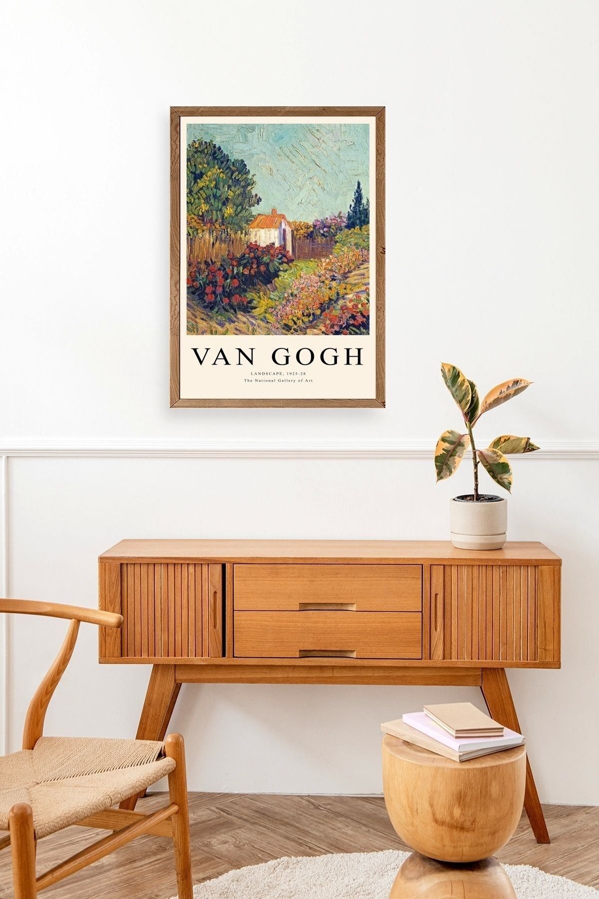 Van Gogh Ahşap Çerçeveli Tablo 23 x 30