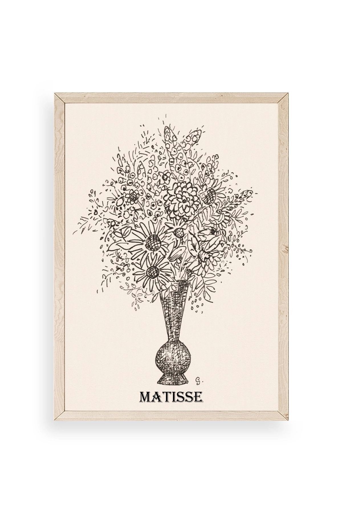 Matisse Ahşap Çerçeveli Tablo 17 x 23