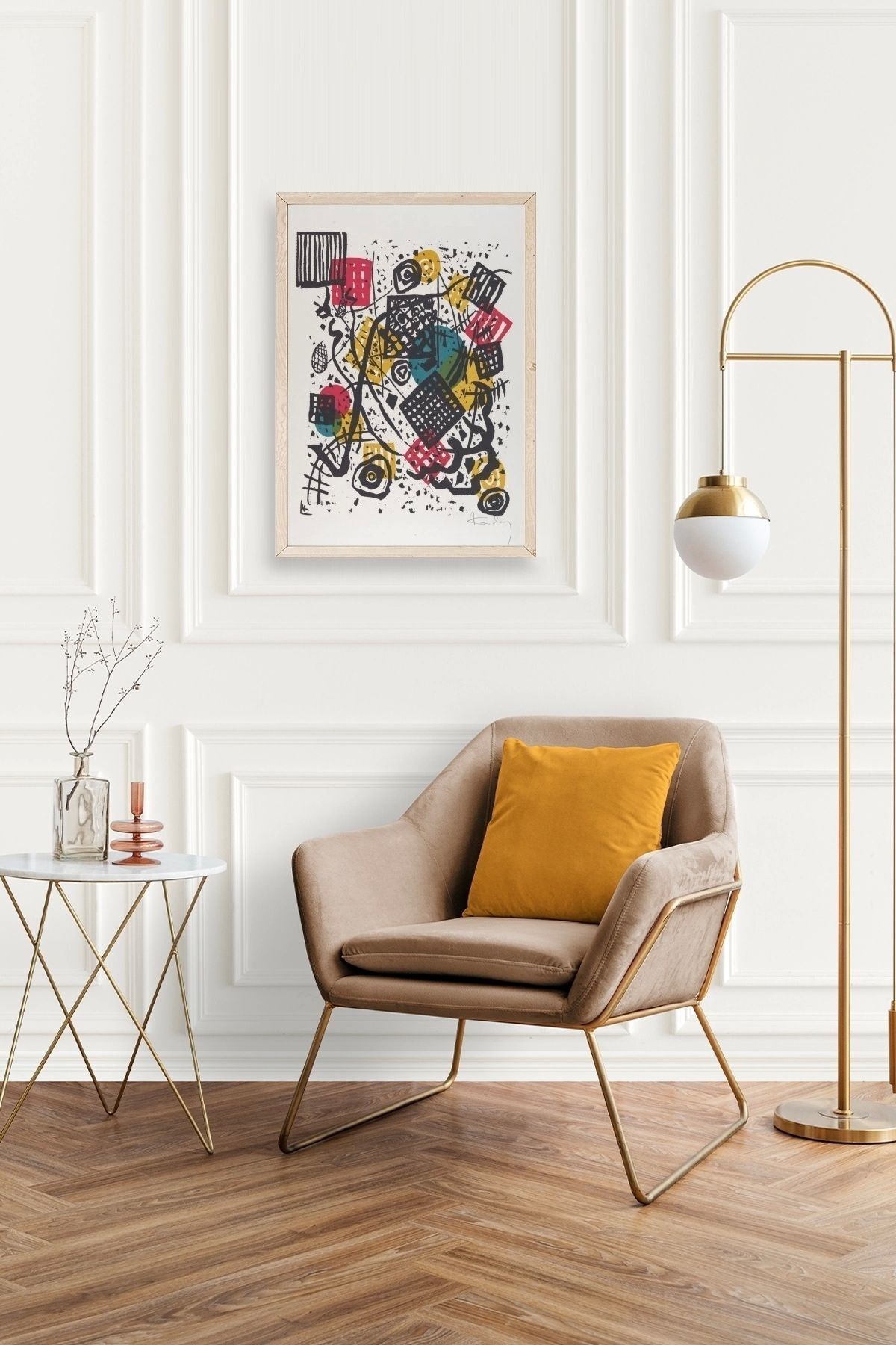 Welten Ahşap Çerçeveli Tablo 23 x 30