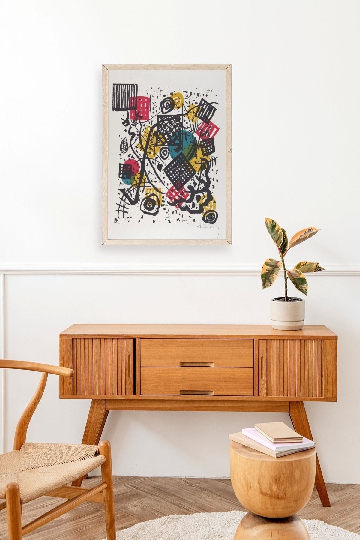 Welten Ahşap Çerçeveli Tablo 23 x 30