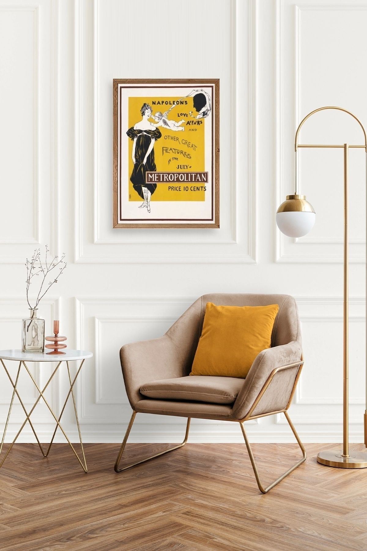 Metropolitan Ahşap Çerçeveli Tablo 17 x 23