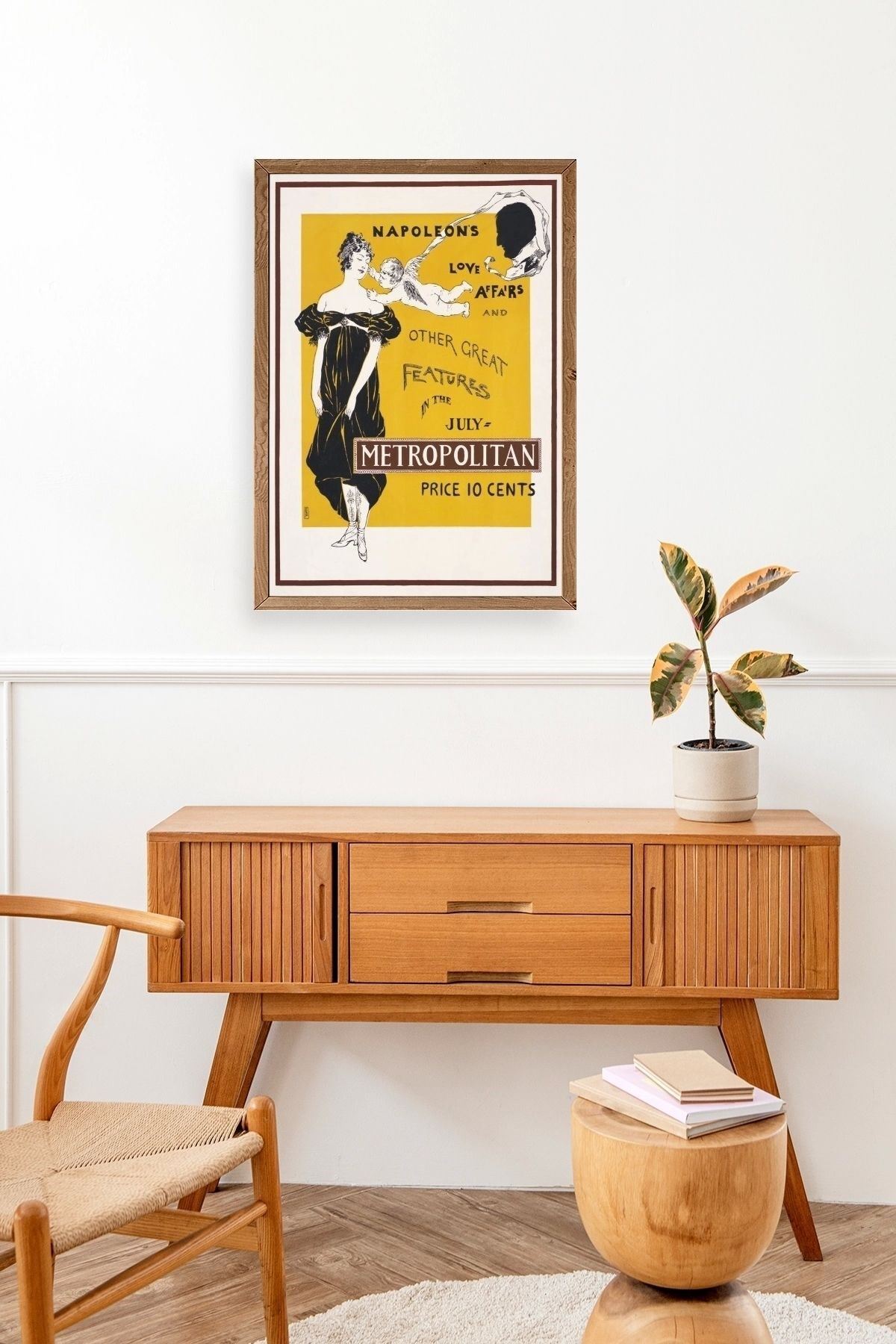 Metropolitan Ahşap Çerçeveli Tablo 17 x 23