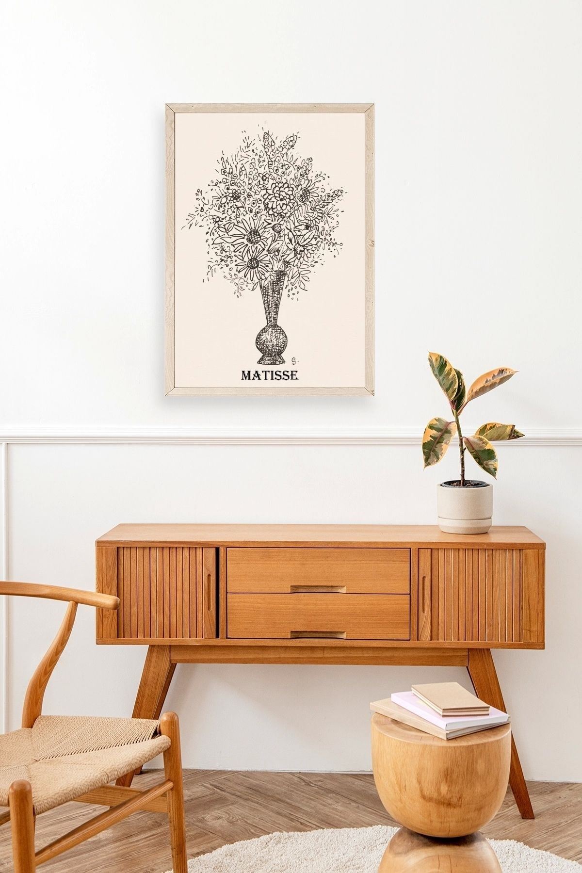 Matisse Ahşap Çerçeveli Tablo 50 x 70