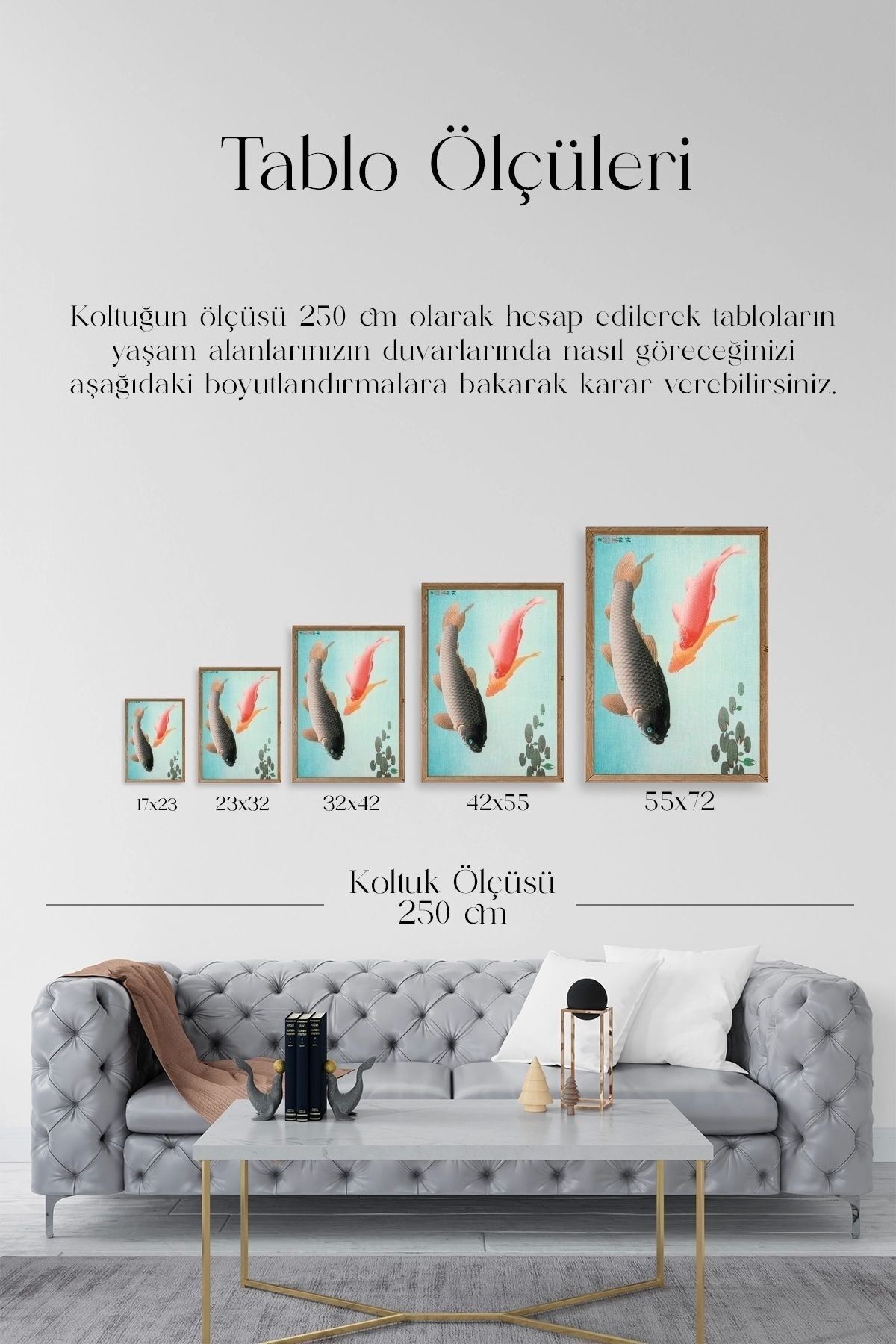 Ohara Koson Ahşap Çerçeveli Tablo 17 x 23