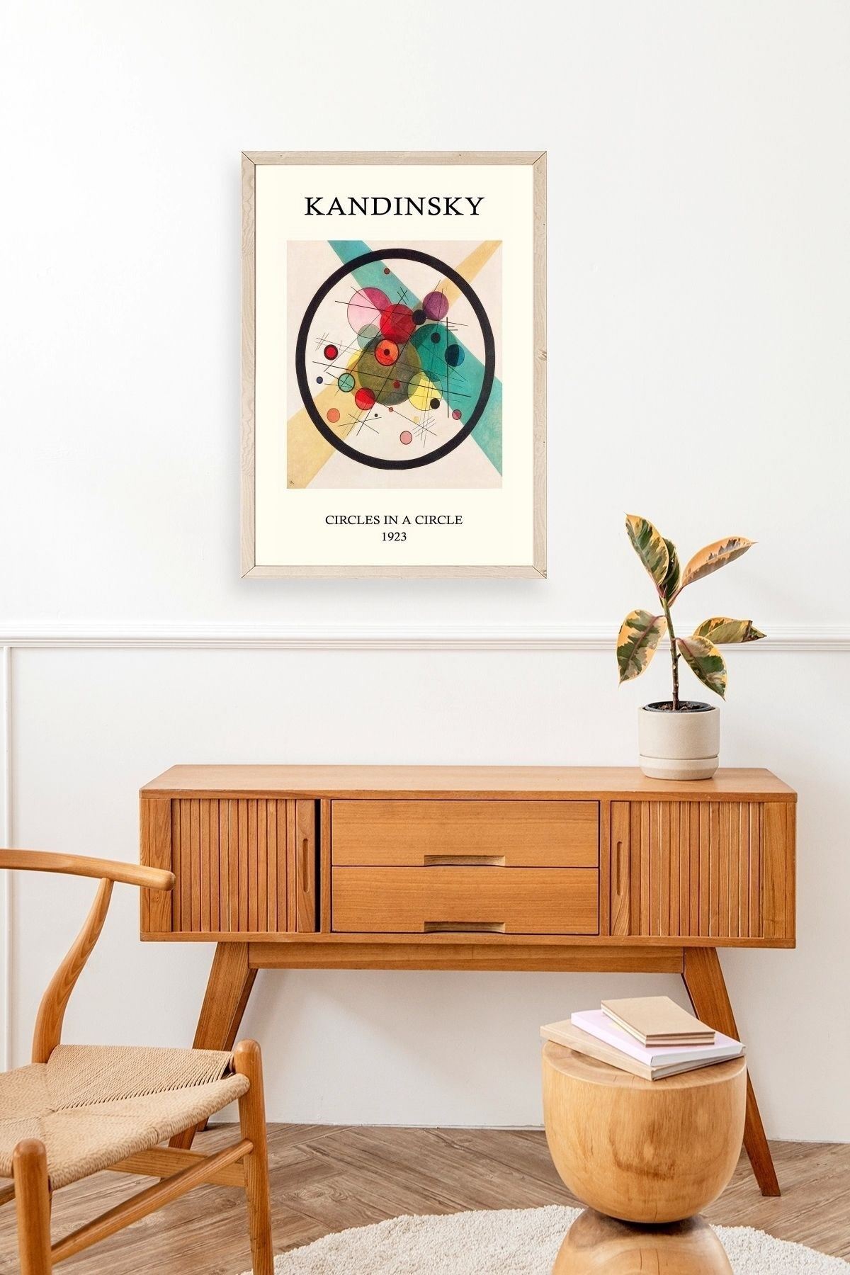 Kandinsky Ahşap Çerçeveli Tablo 23 x 30