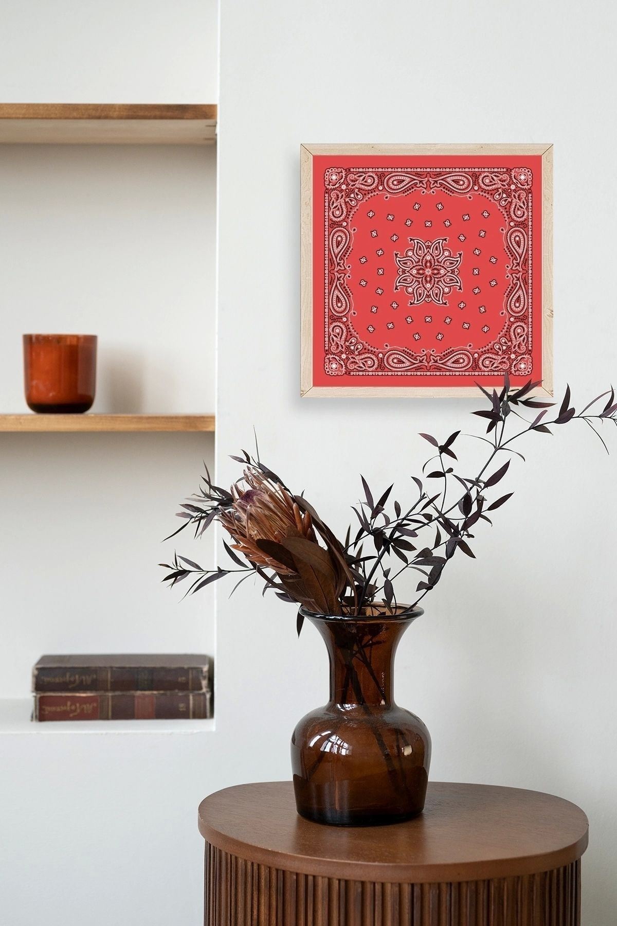 Motif Ahşap Çerçeveli Tablo 42 x 42