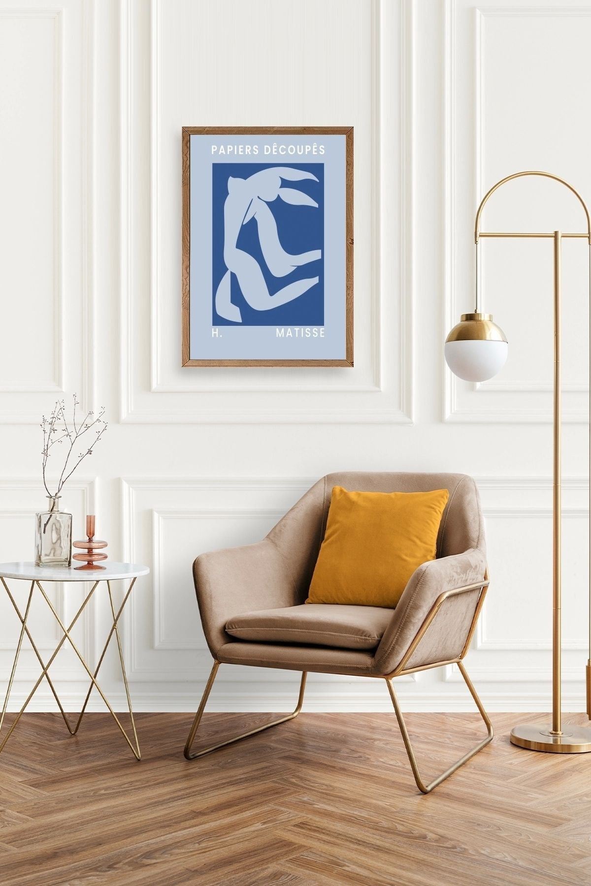 Henri Matisse Ahşap Çerçeveli Tablo 17 x 23