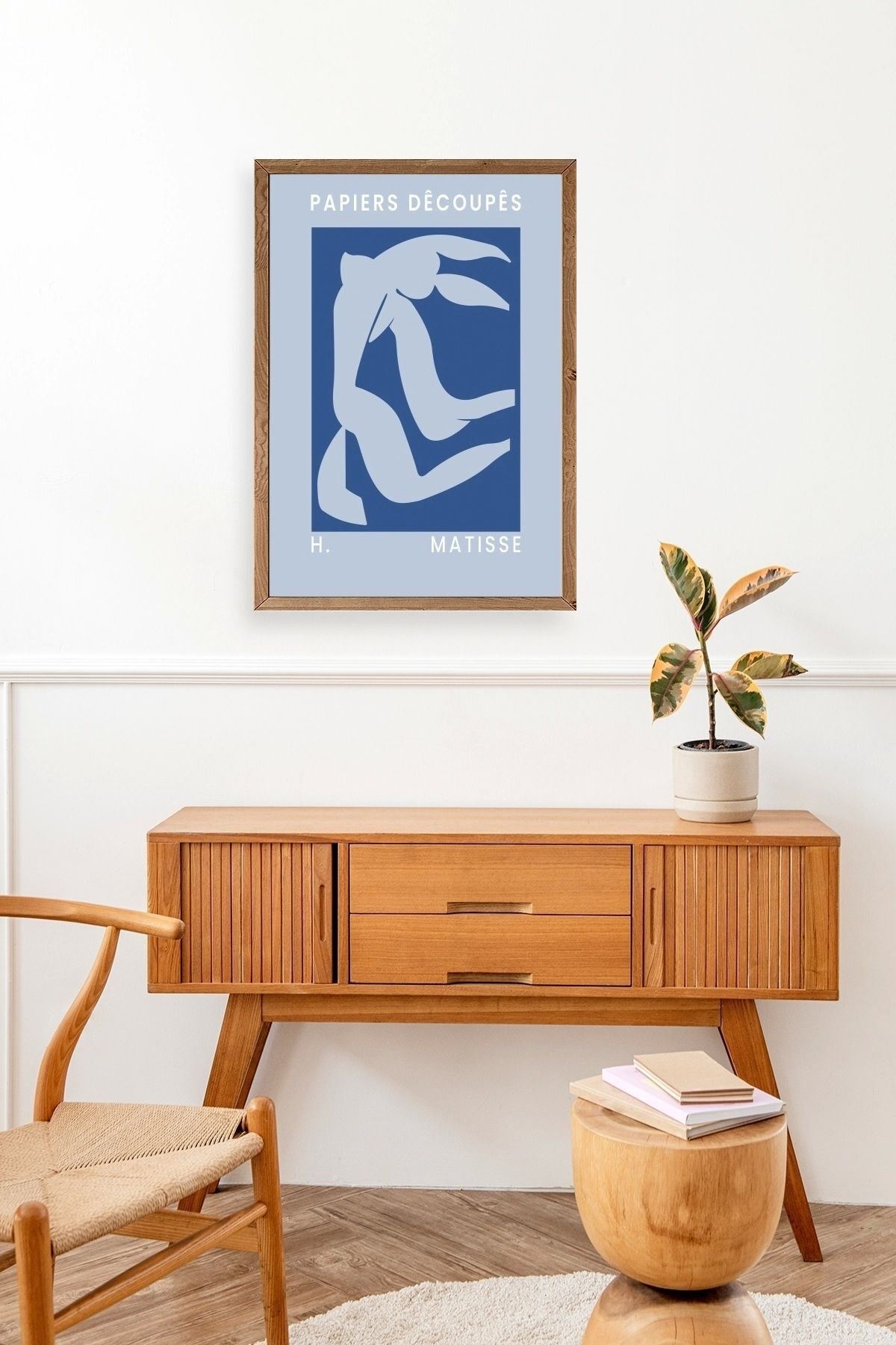 Henri Matisse Ahşap Çerçeveli Tablo 17 x 23