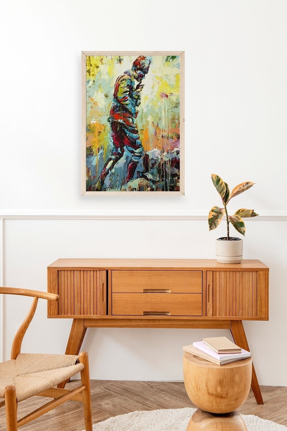 Atatürk Ahşap Çerçeveli Tablo 17 x 23