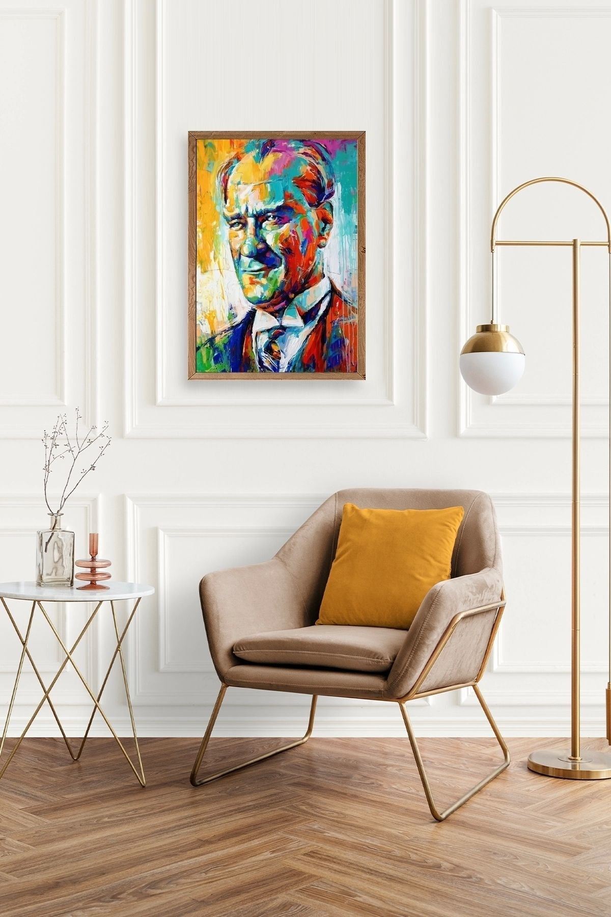 Atatürk Ahşap Çerçeveli Tablo 23 x 30