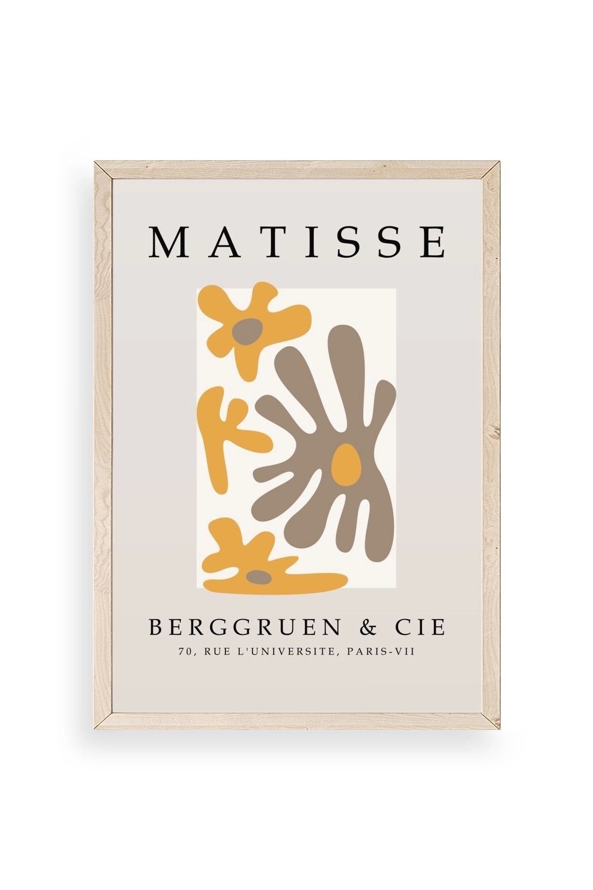 Çiçek Ahşap Çerçeveli Tablo 50 x 70