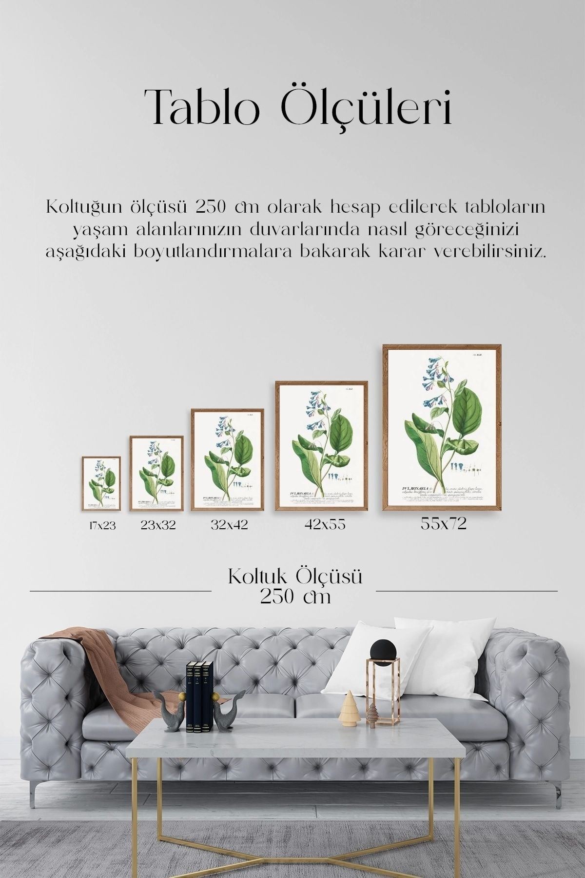 Pvlmonarla Ahşap Çerçeveli Tablo 30 x 42