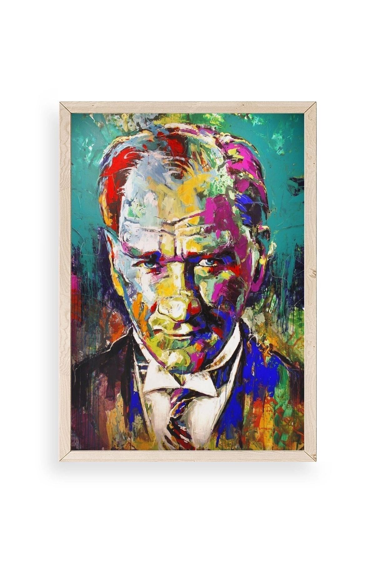 Atatürk Ahşap Çerçeveli Tablo 17 x 23
