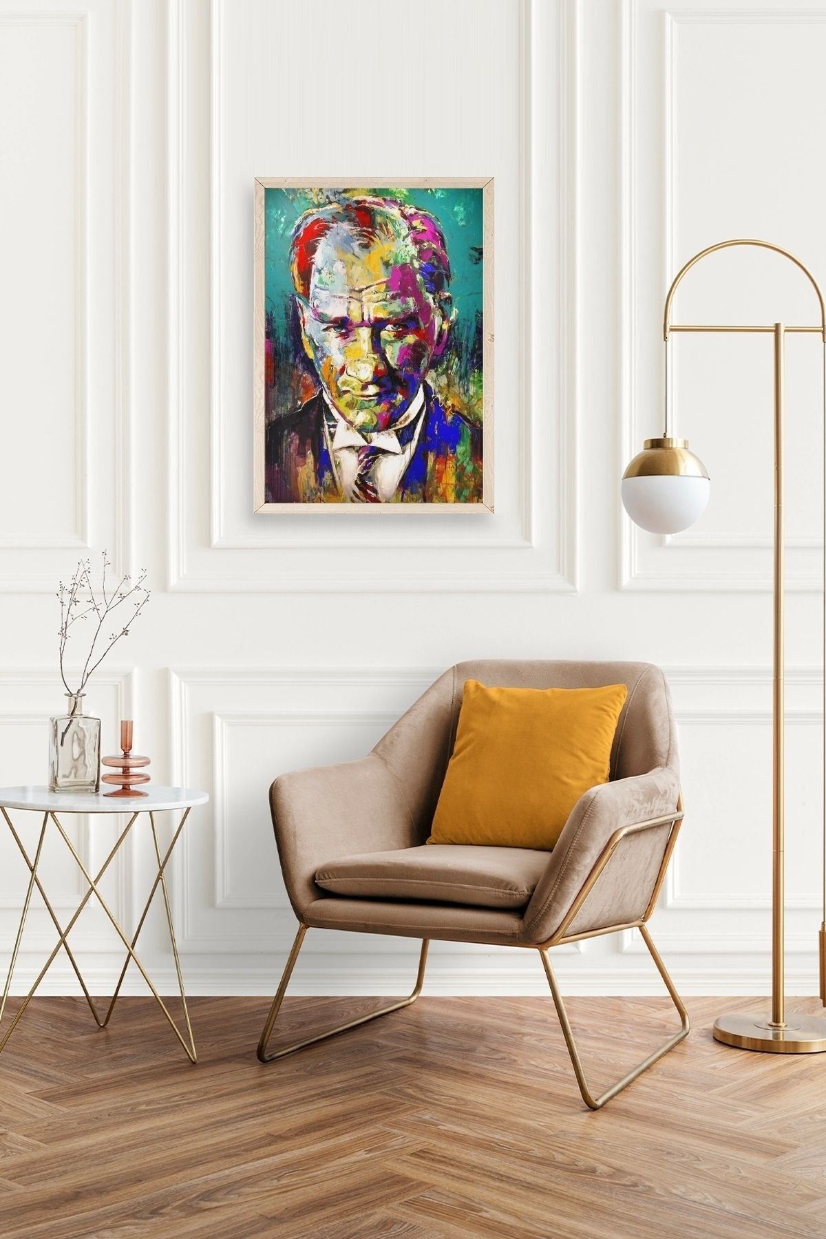 Atatürk Ahşap Çerçeveli Tablo 17 x 23
