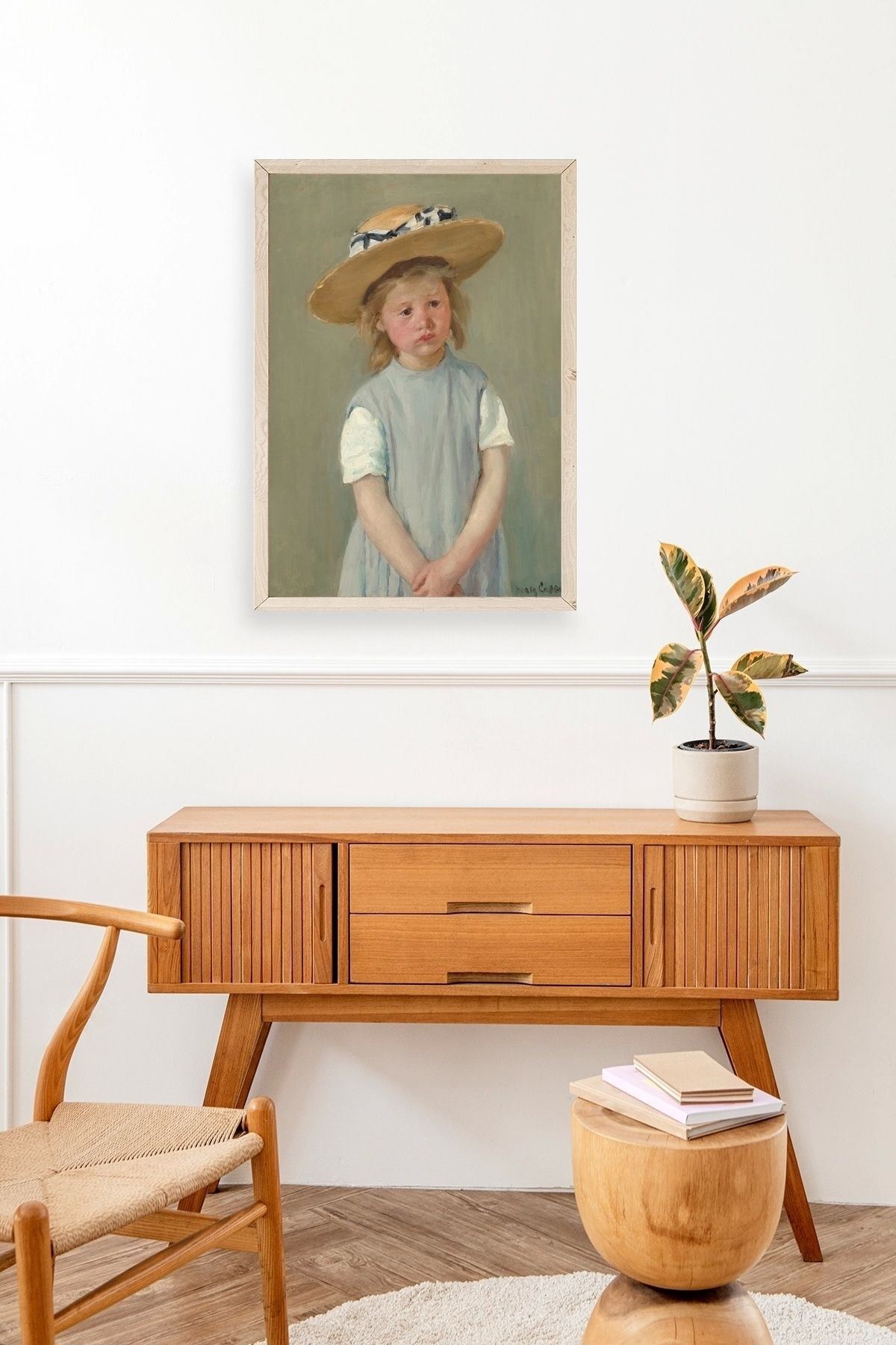 Cassatt Ahşap Çerçeveli Tablo 23 x 30