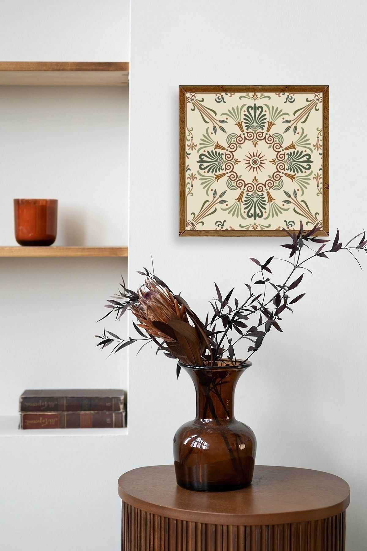 Motif Ahşap Çerçeveli Tablo 23 x 23