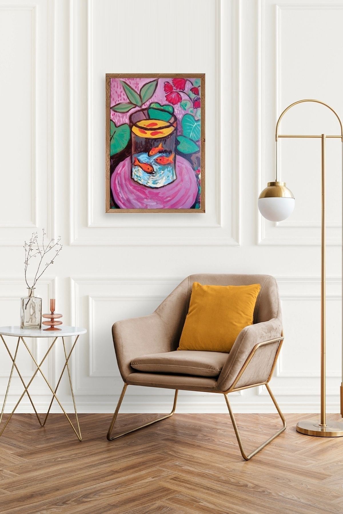 Matisse Ahşap Çerçeveli Tablo 50 x 70