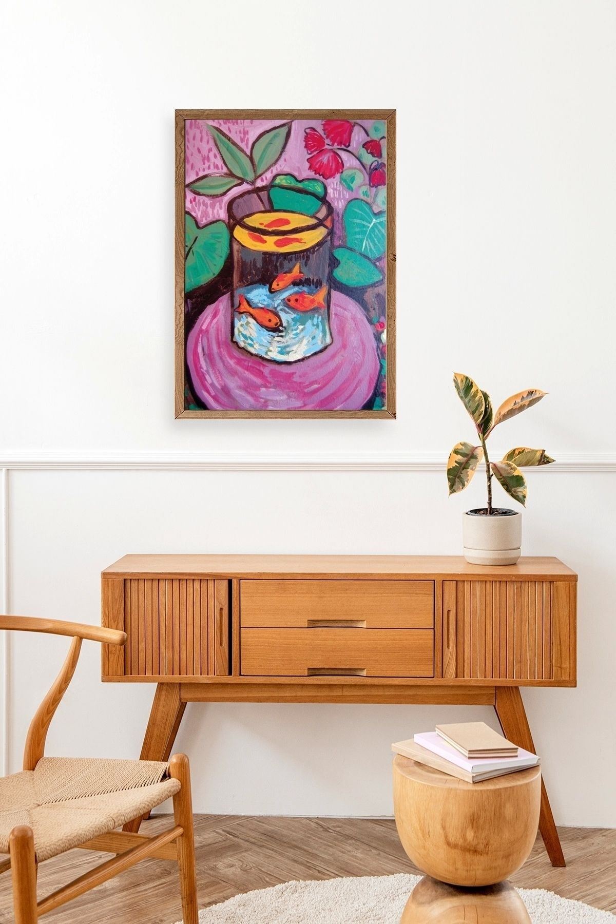 Matisse Ahşap Çerçeveli Tablo 50 x 70