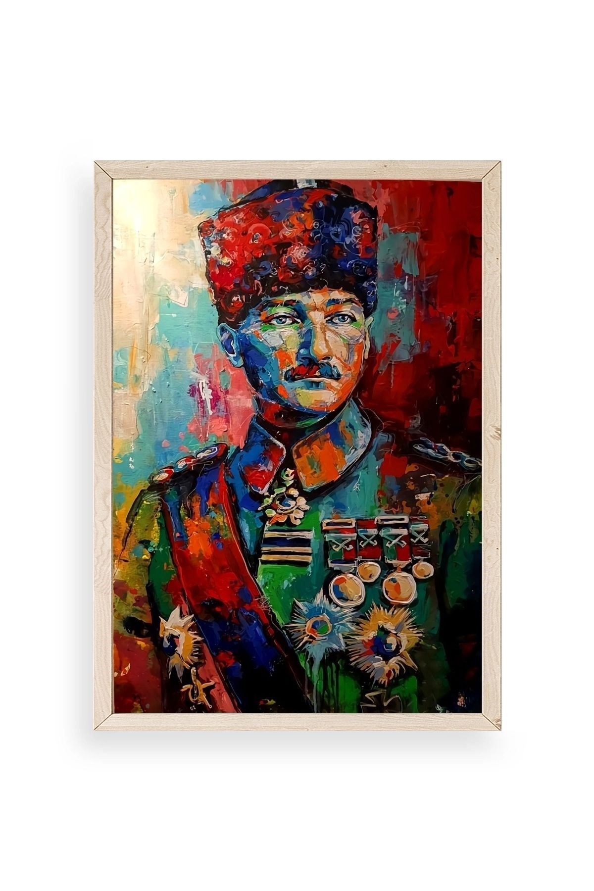 Atatürk Ahşap Çerçeveli Tablo 23 x 30