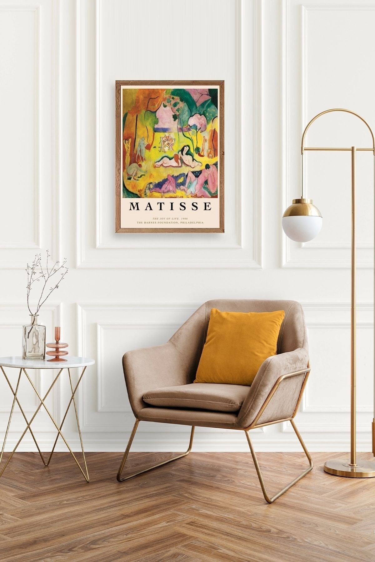 Matisse Ahşap Çerçeveli Tablo 50 x 70