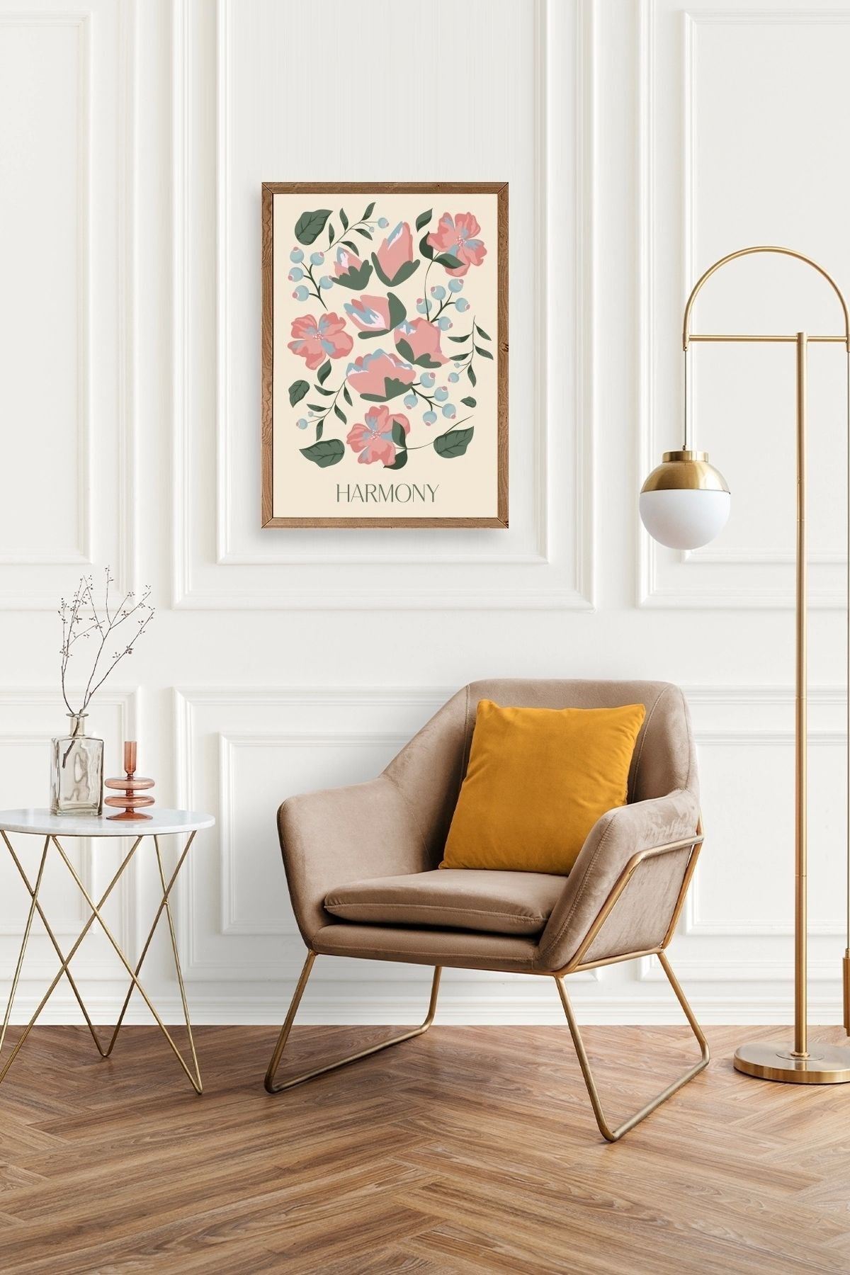 Harmony Ahşap Çerçeveli Tablo 50 x 70