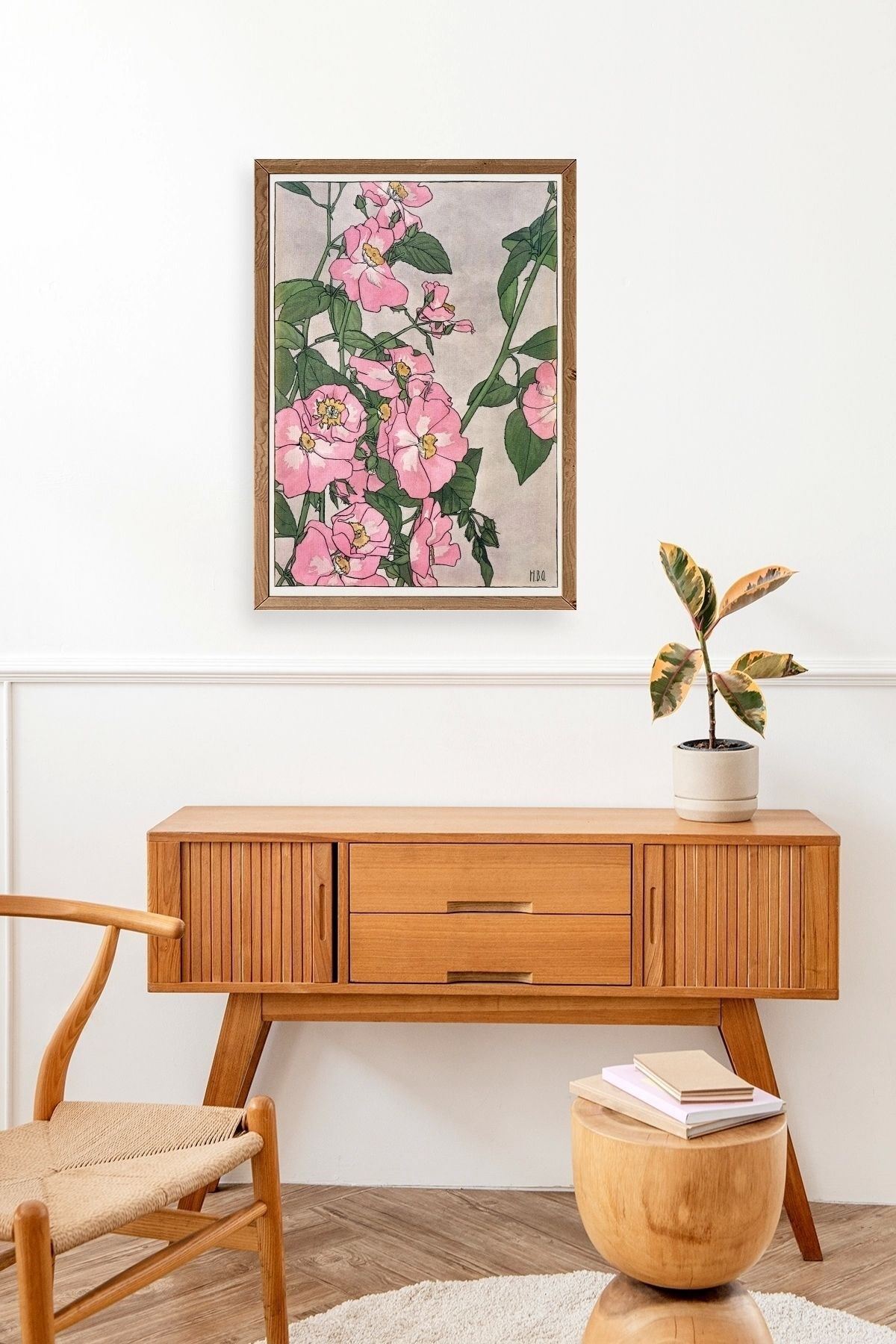 H. B. O. Ahşap Çerçeveli Tablo 23 x 30