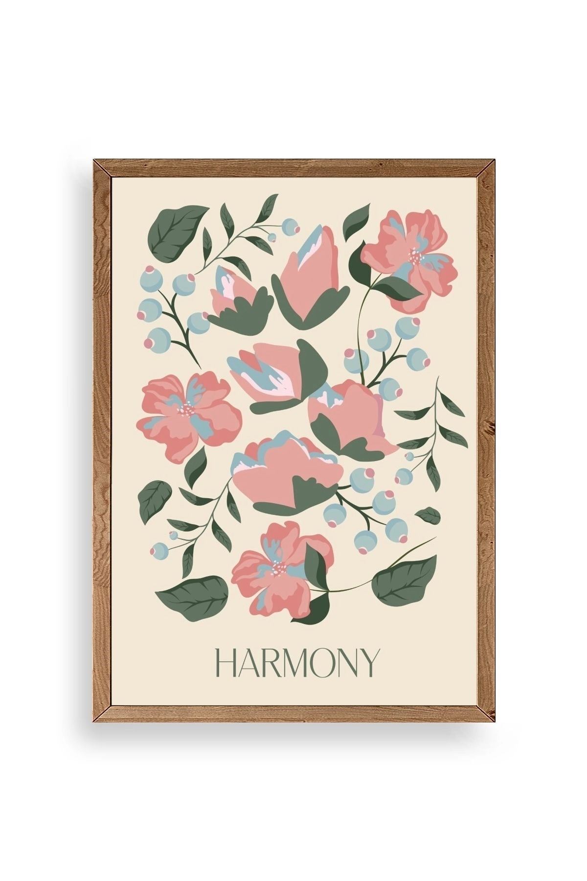 Harmony Ahşap Çerçeveli Tablo 23 x 30