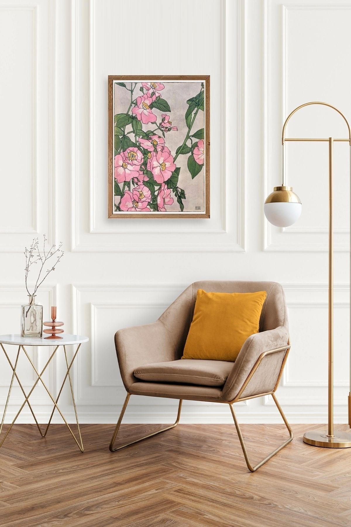 H. B. O. Ahşap Çerçeveli Tablo 50 x 70