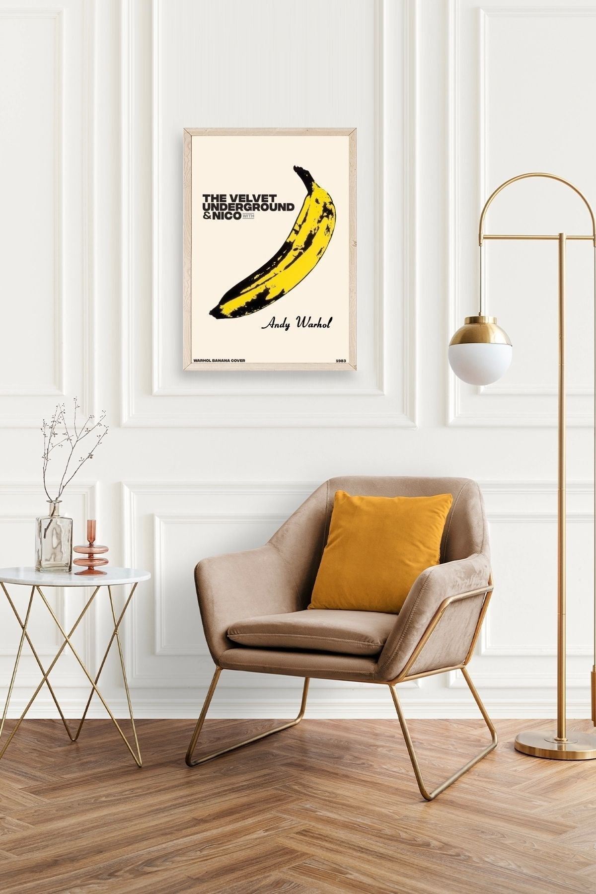 Andy Warhol Ahşap Çerçeveli Tablo 50 x 70