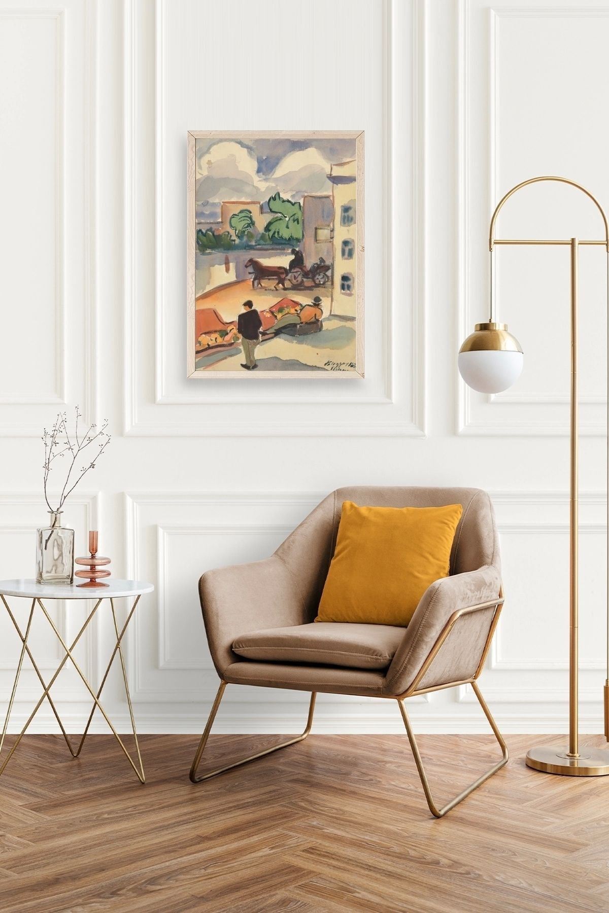 Zolo Palugyay Ahşap Çerçeveli Tablo 30 x 42