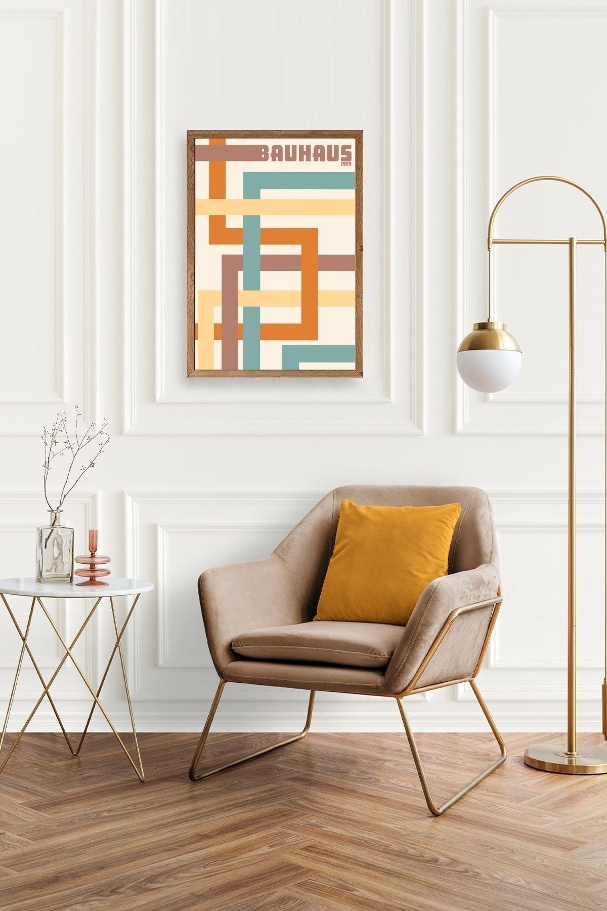 Bauhaus Ahşap Çerçeveli Tablo 30 x 42