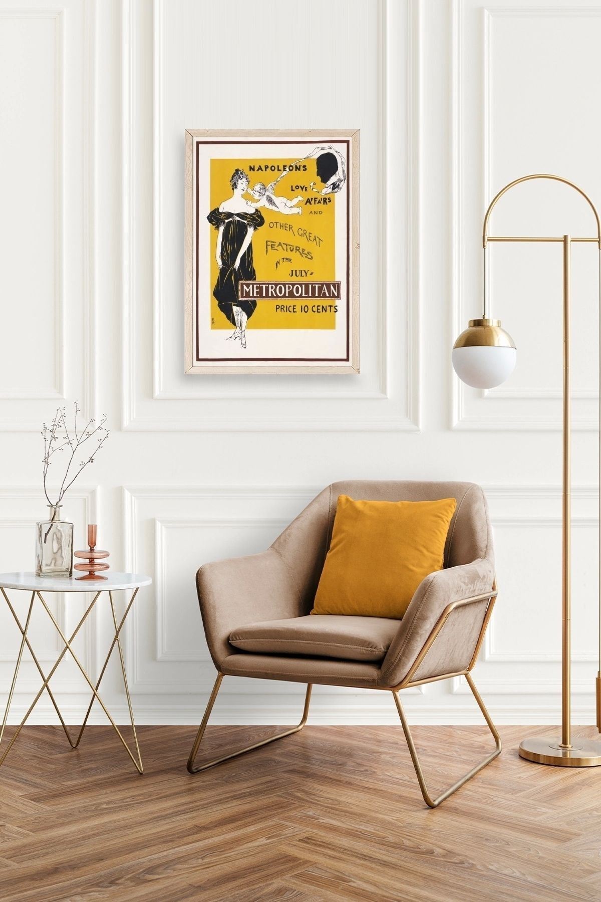 Metropolitan Ahşap Çerçeveli Tablo 50 x 70