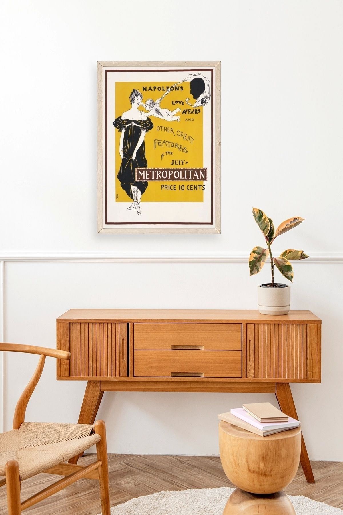 Metropolitan Ahşap Çerçeveli Tablo 17 x 23