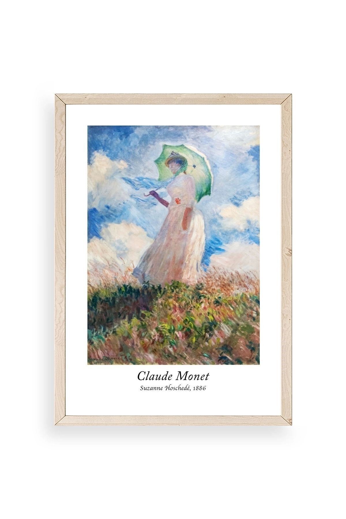 Claude Monet Ahşap Çerçeveli Tablo 23 x 30