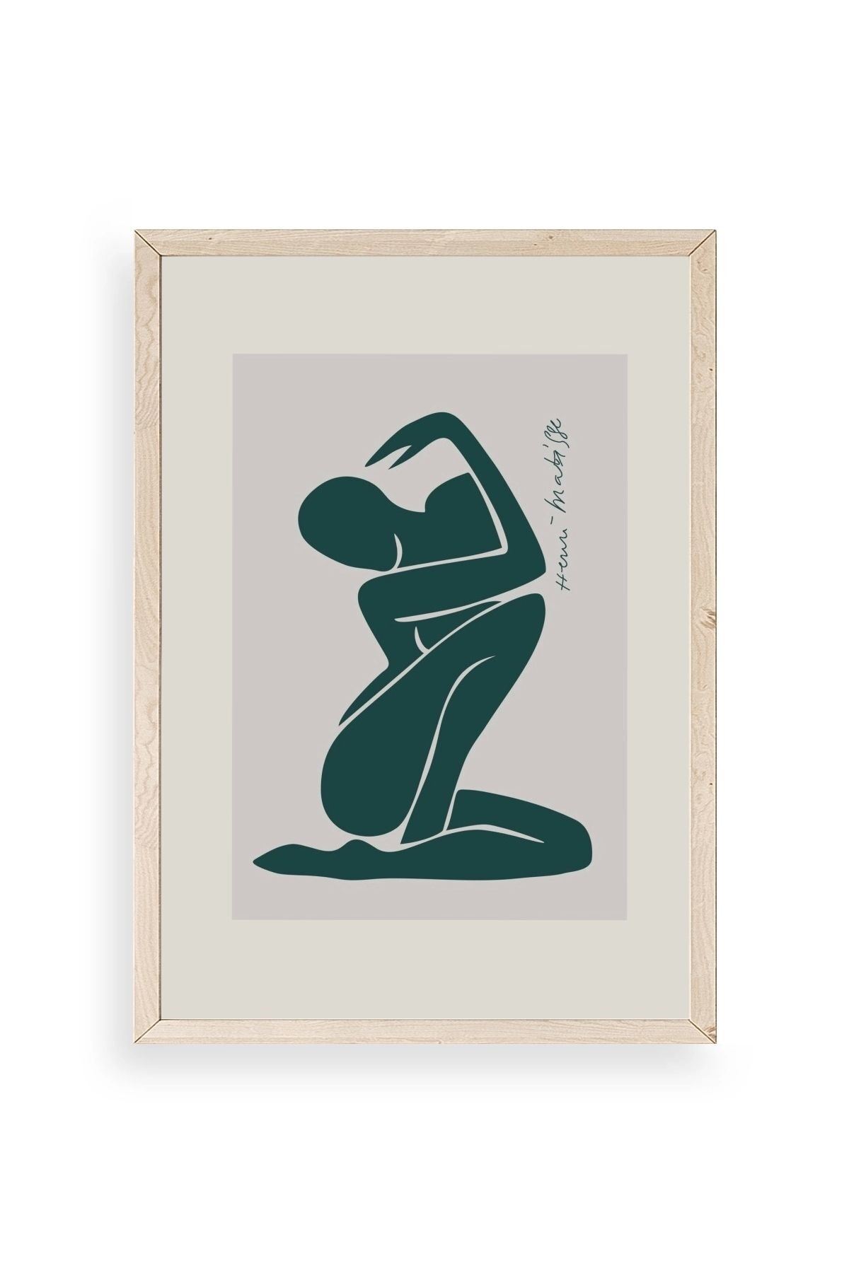 Modern Ahşap Çerçeveli Tablo 50 x 70