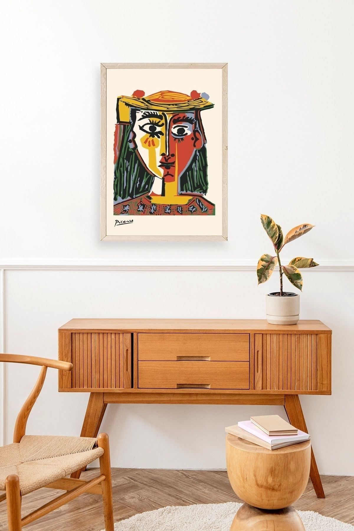 Picasso Ahşap Çerçeveli Tablo 17 x 23