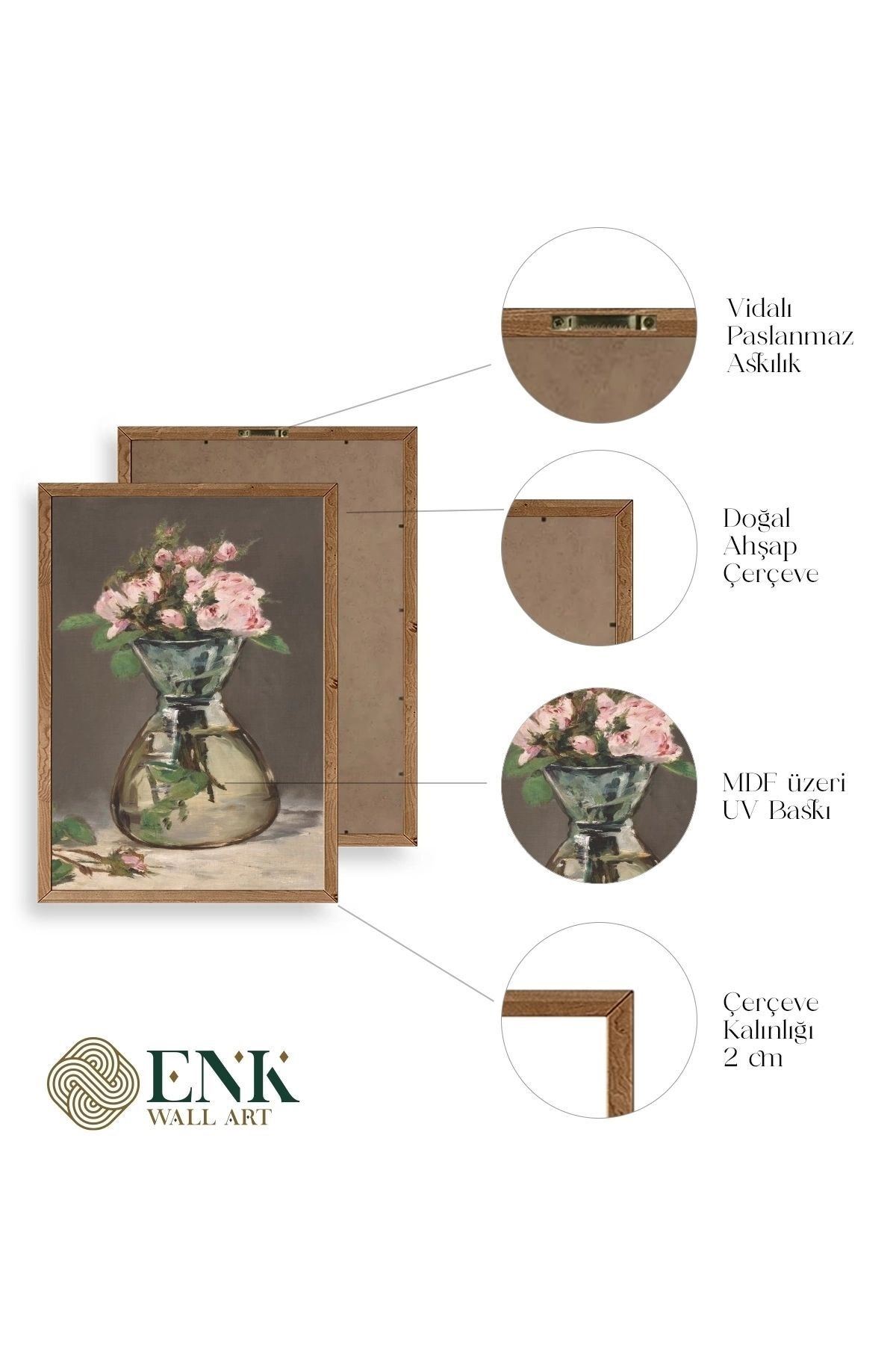 Edouard Manet Ahşap Çerçeveli Tablo 23 x 30