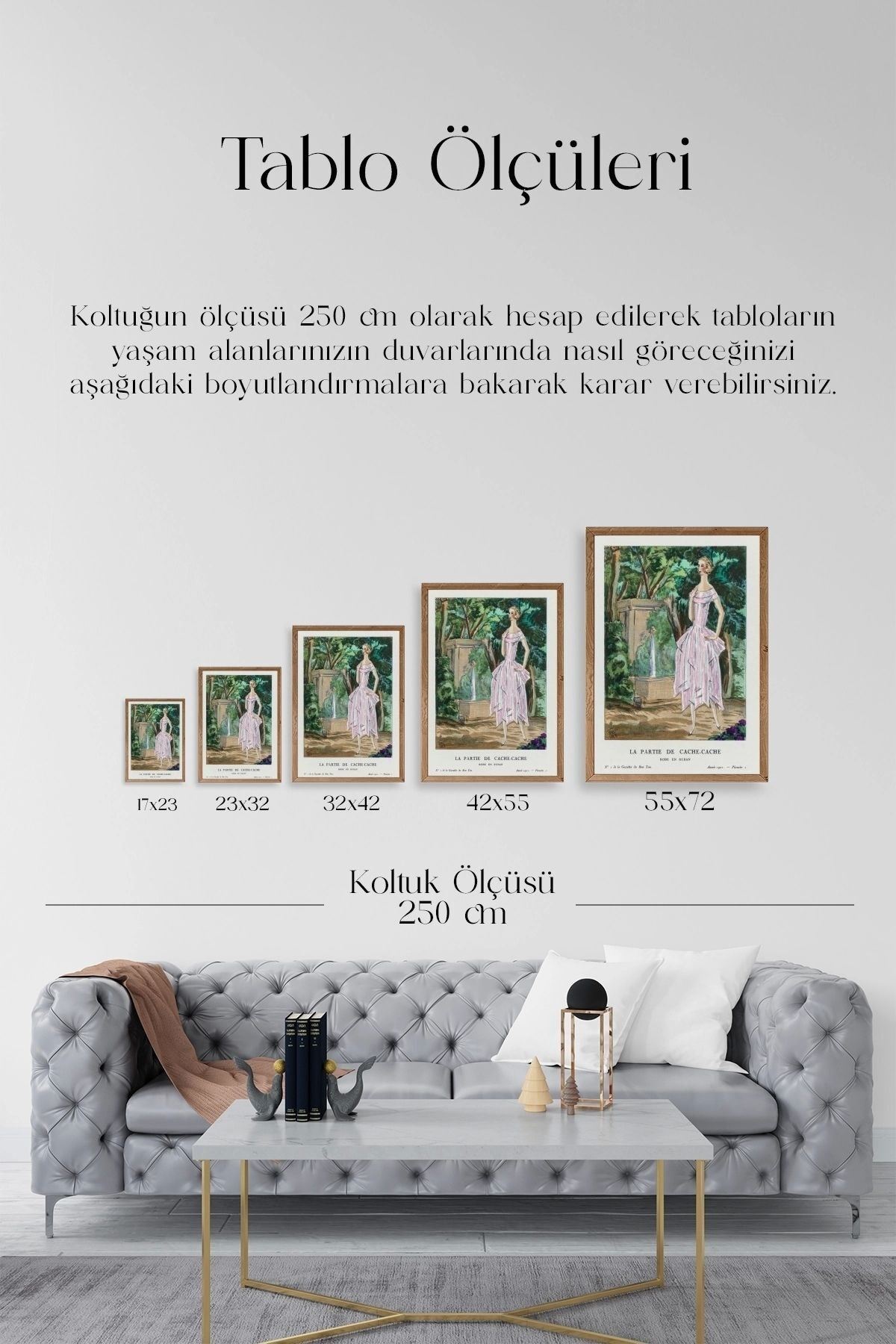 Bon Ton Gazetesi Ahşap Çerçeveli Tablo 50 x 70