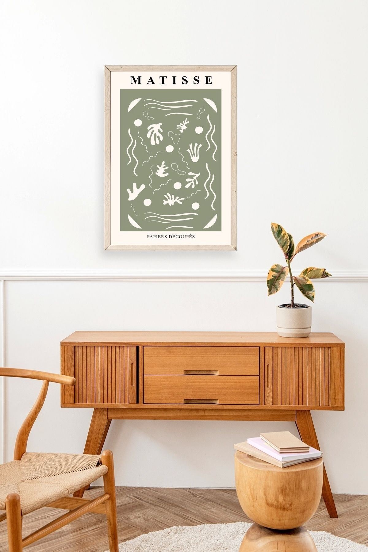 Henri Matisse Ahşap Çerçeveli Tablo 23 x 30