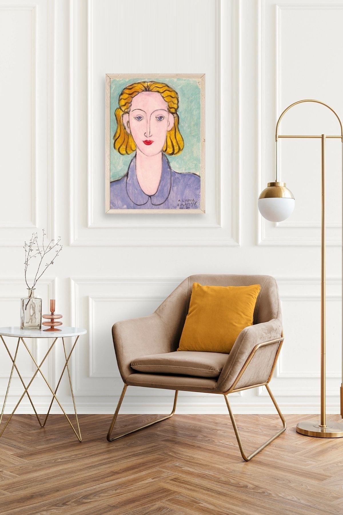 Henri Matisse Ahşap Çerçeveli Tablo 50 x 70