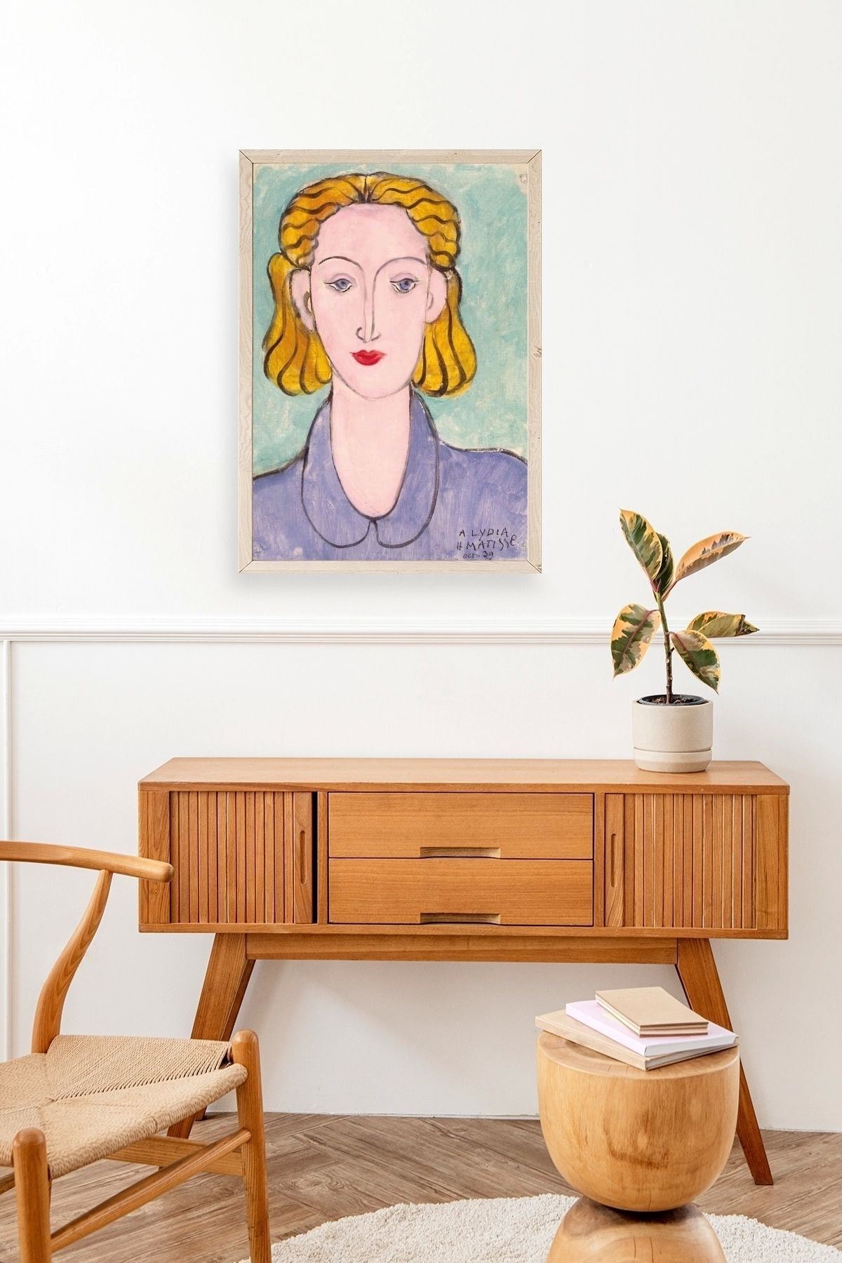 Henri Matisse Ahşap Çerçeveli Tablo 23 x 30