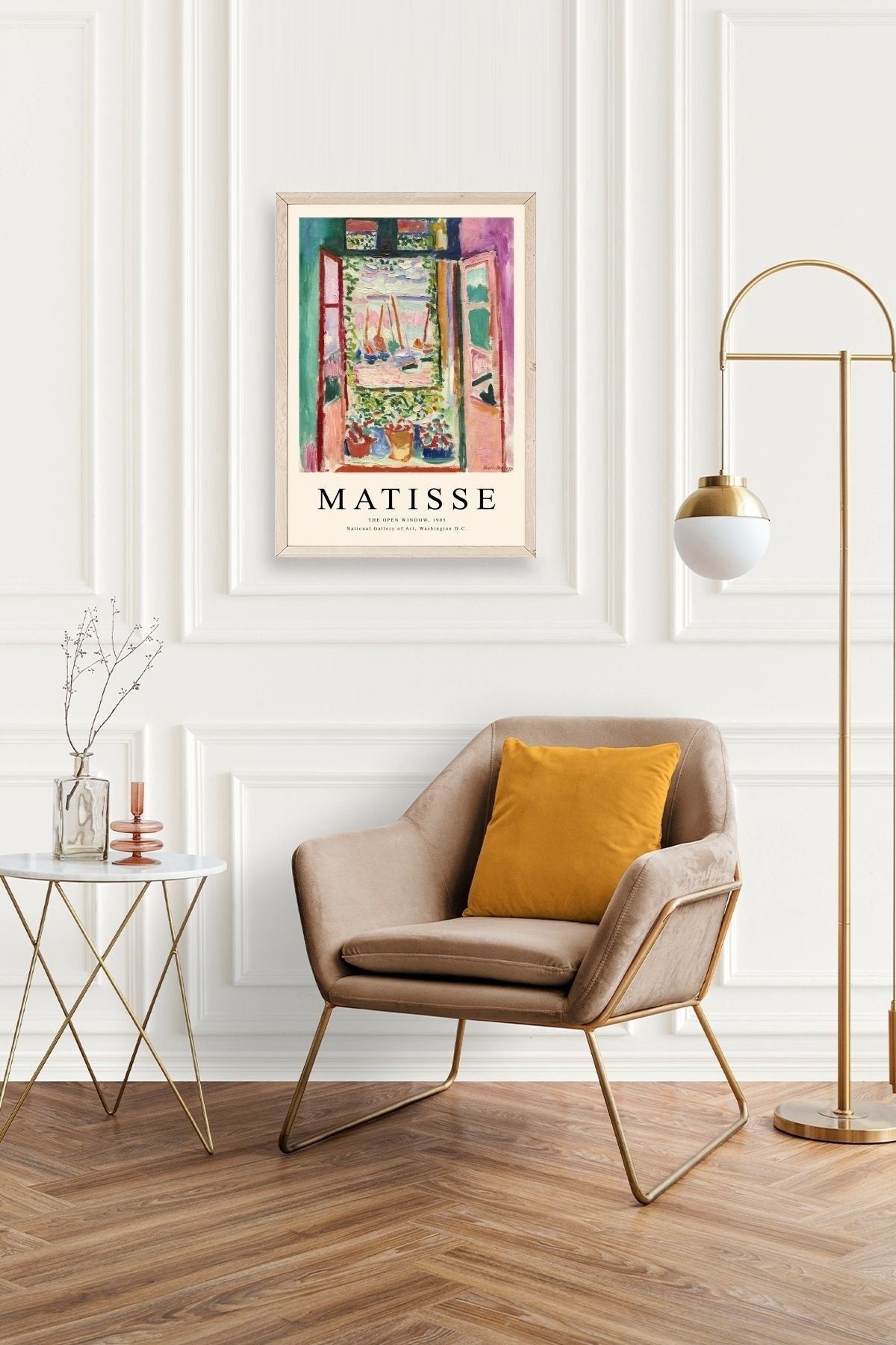 Matisse Ahşap Çerçeveli Tablo 50 x 70