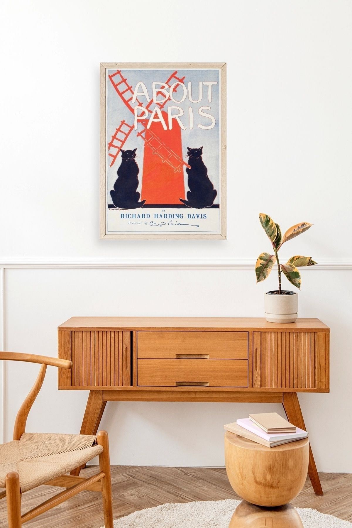 Richard Harding Davis Ahşap Çerçeveli Tablo 50 x 70