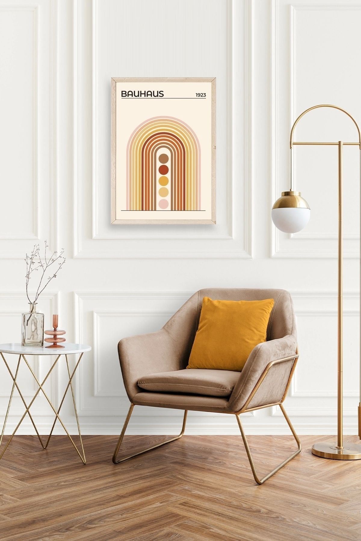 Bauhaus Ahşap Çerçeveli Tablo 23 x 30