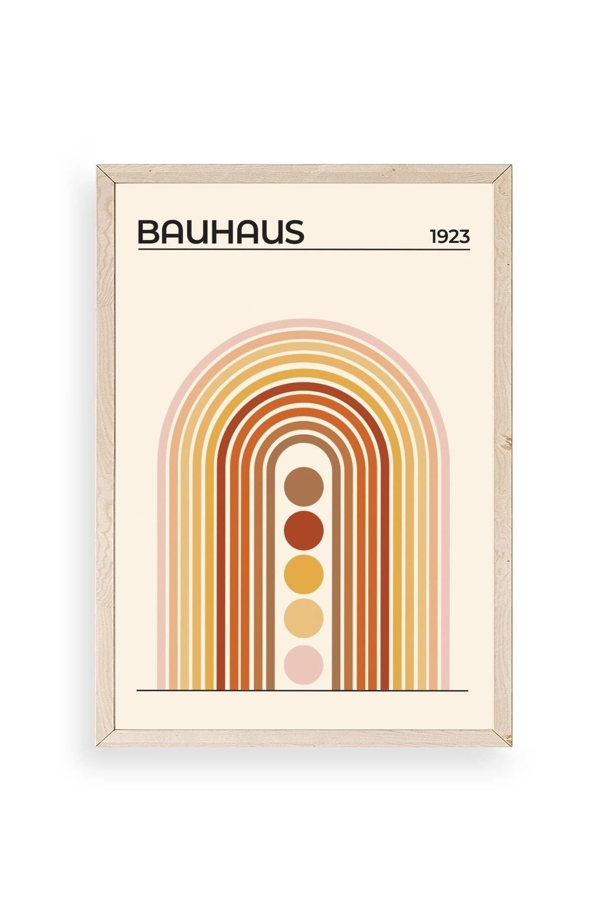 Bauhaus Ahşap Çerçeveli Tablo 17 x 23