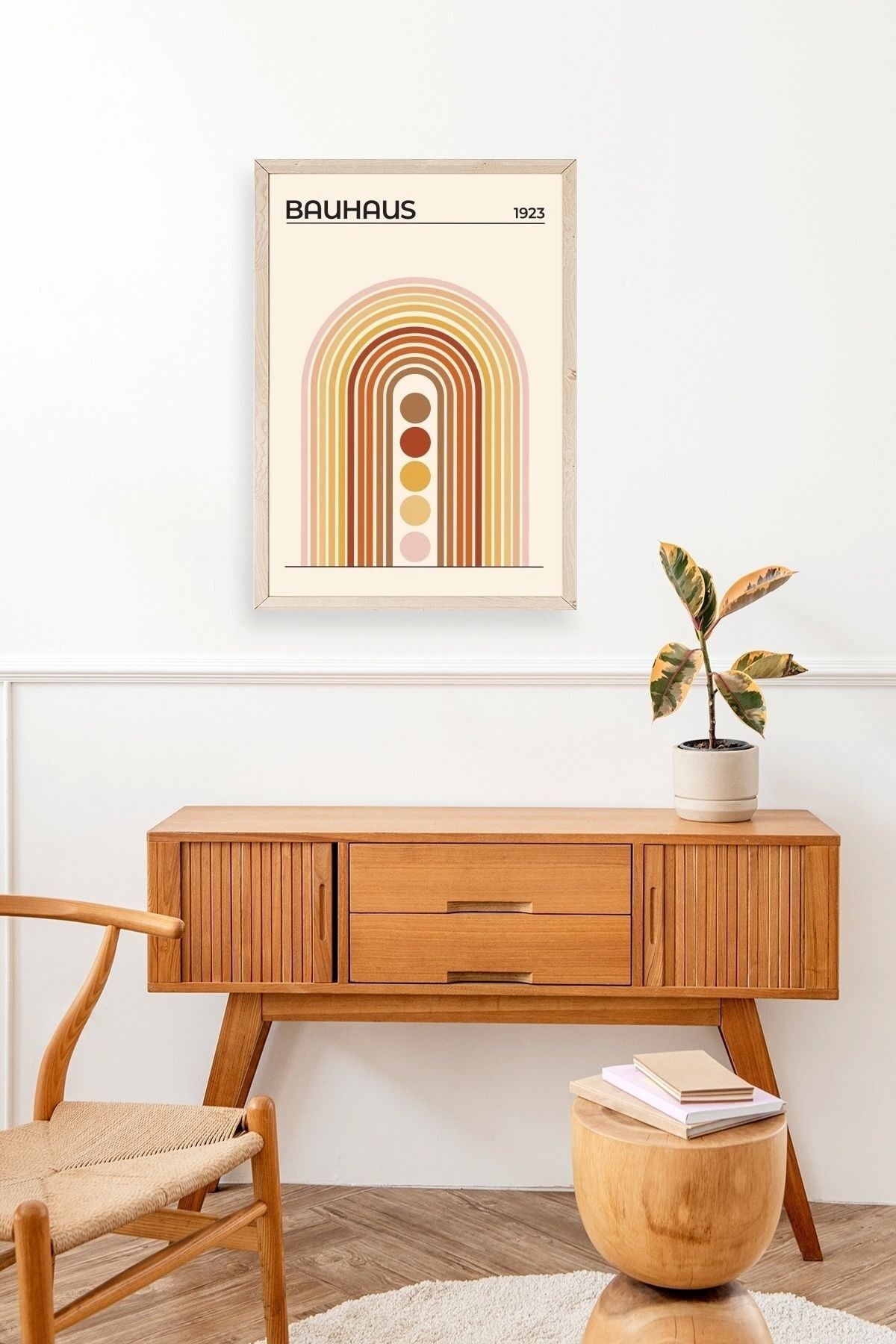 Bauhaus Ahşap Çerçeveli Tablo 17 x 23