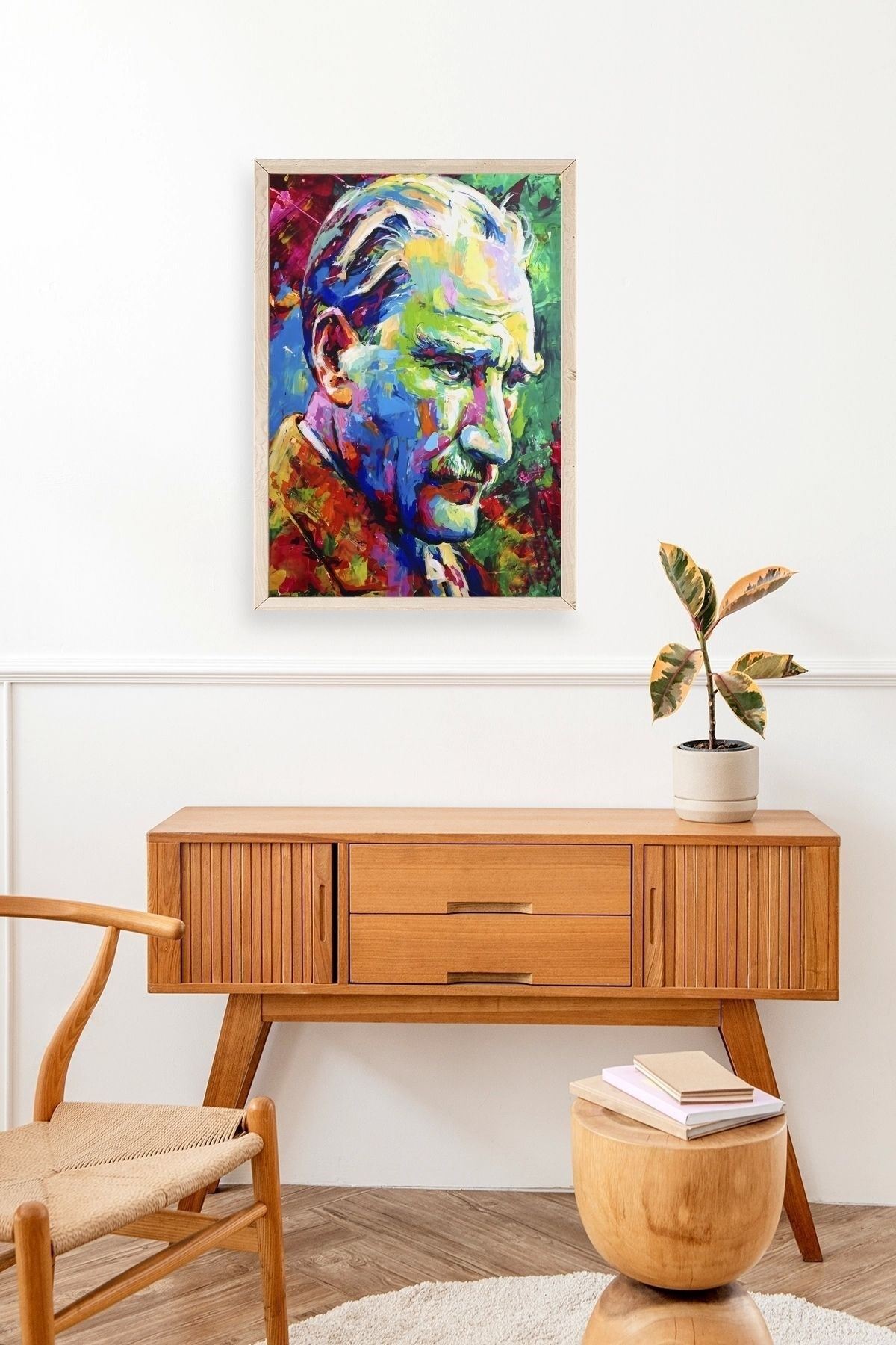 Atatürk Ahşap Çerçeveli Tablo 23 x 30