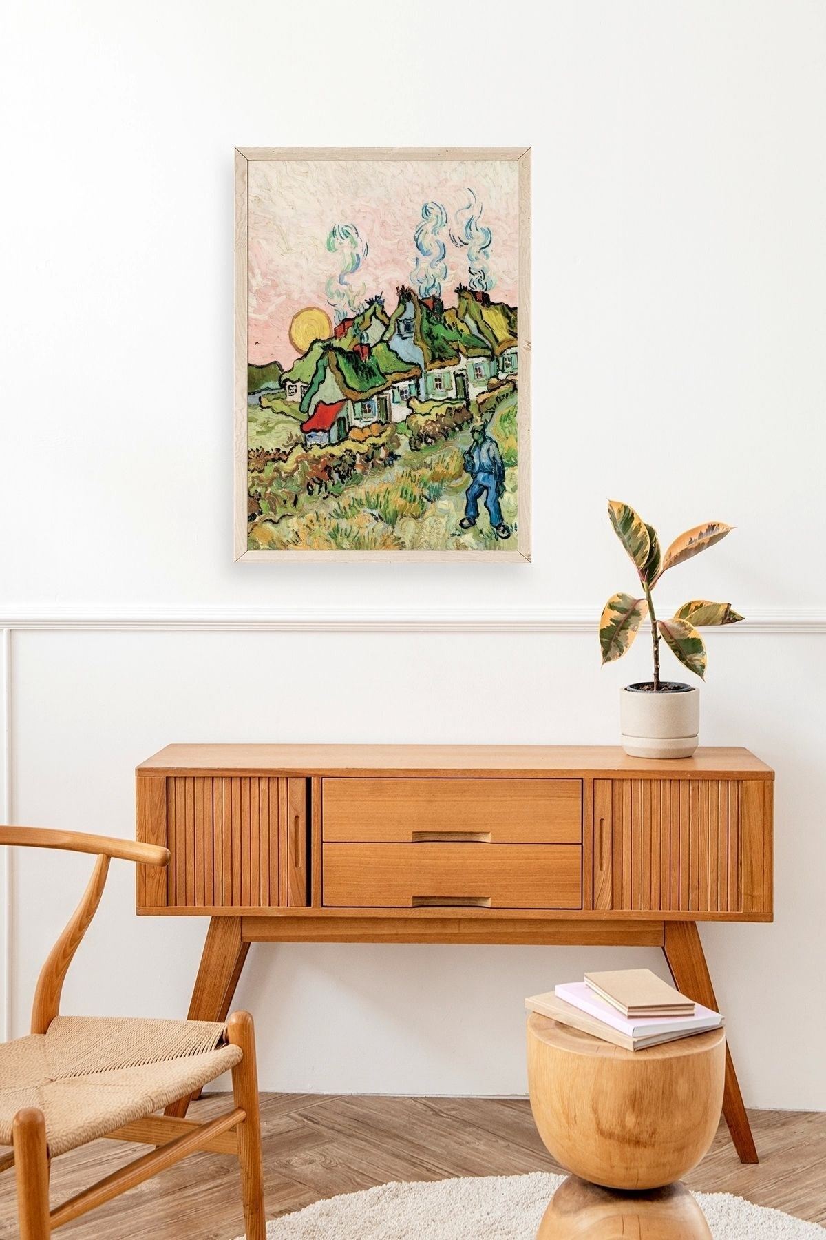 Picasso Ahşap Çerçeveli Tablo 50 x 70