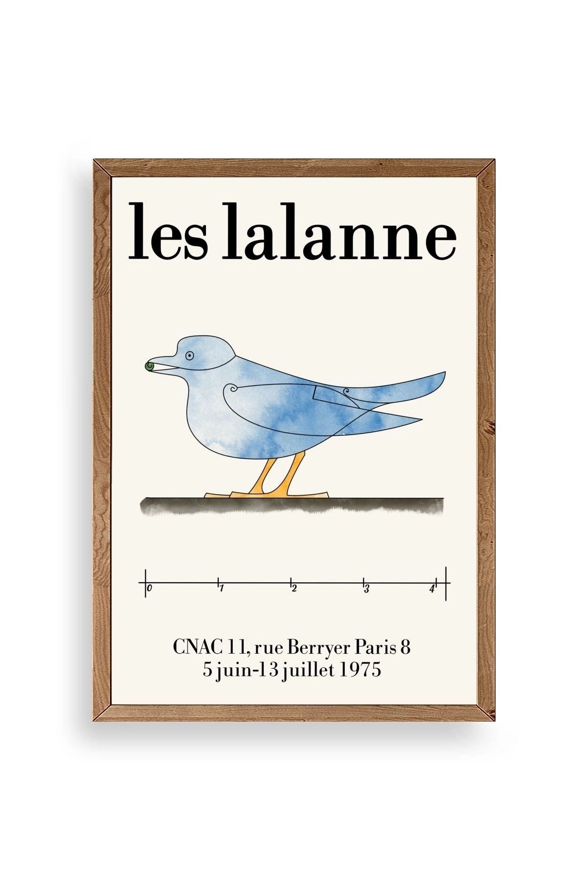 Les Lalanne Ahşap Çerçeveli Tablo 23 x 30